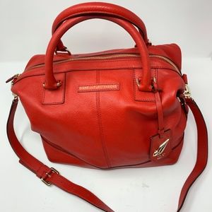 Red Leather Diane von Furstenberg Handbag